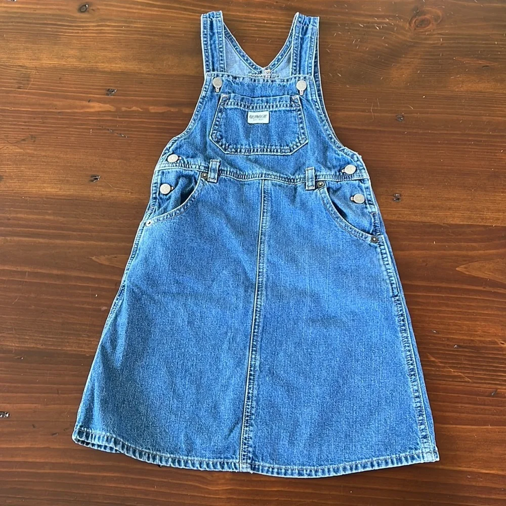 Oshkosh - 6x, denim‎ jumper dress